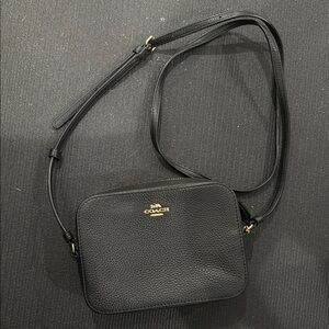 Coach Black Crossbody Bag with Gold Hardware